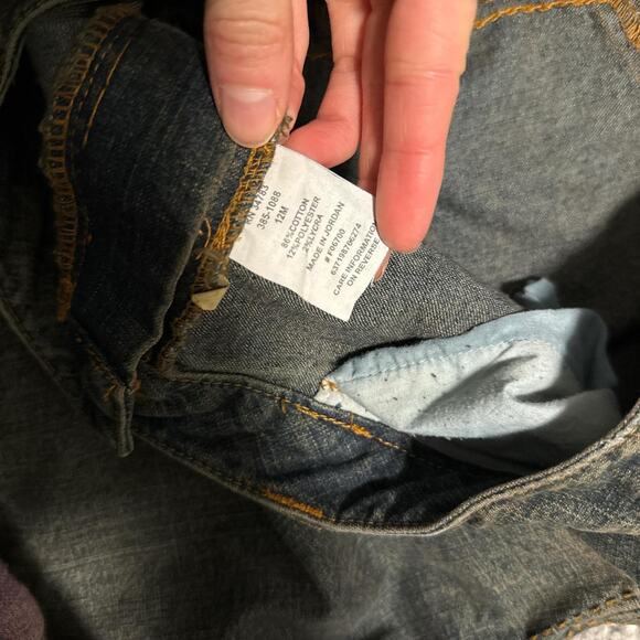 Dark denim midi maxi skirt side slit Y2K 90s fits like size medium by Lee - Picture 8 of 8